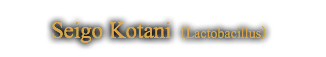 Seigo Kotani（Lactobacillus）